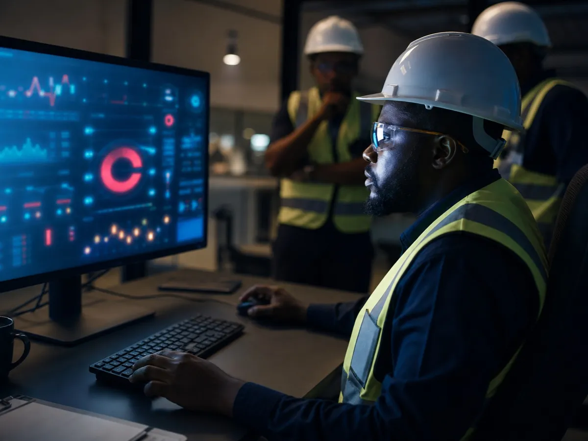 Mining production monitoring dashboard